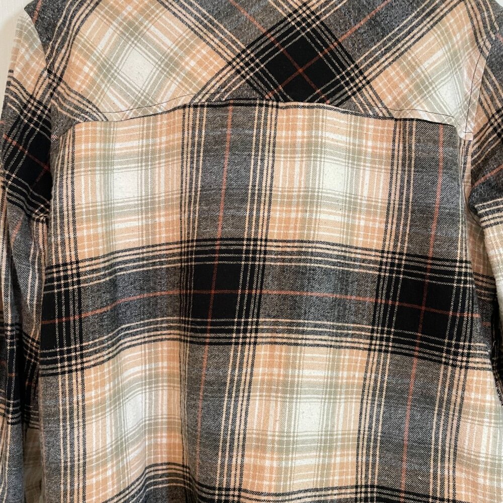 Lucky Brand size small plaid "Shacket" with furry liner - Picture 13 of 13